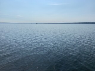 Big river and distant land