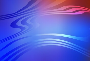 Light Blue, Red vector blurred and colored pattern.