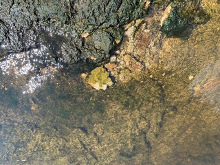 Big stones in the sea