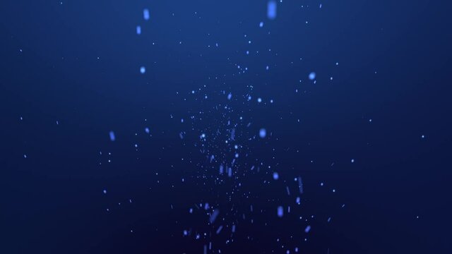 海中の中を浮遊する気泡のイメージ