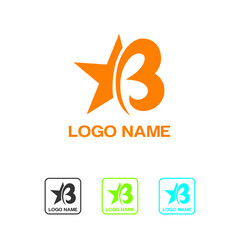 Simple, Creative B Star logo Design for Rating company Print, Digital, Banner, Icon, print T-Shirts, and Other Marketing Material Purpose  