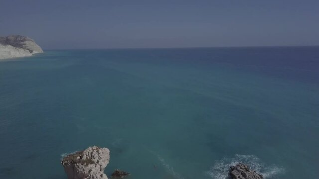 Aphrodite's Rock and Beach Petra tou Romiou Cyprus