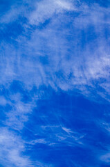 Fototapeta na wymiar Beautiful blue white sky texture
