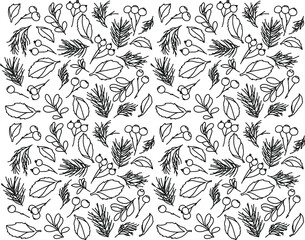seamless pattern with flowers