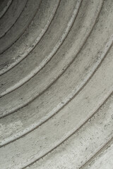 detail of concrete pipeline rings