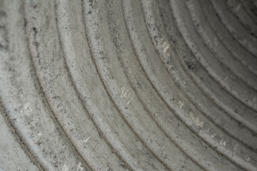 detail of concrete pipeline rings
