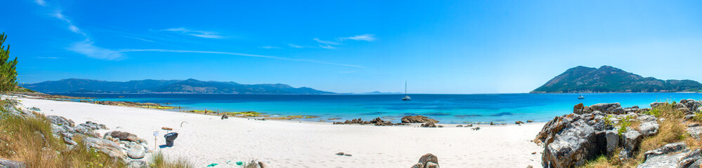 Obraz premium Landscape at the Beach of San Francisco (in Spanish Playa de San Francisco) Northern Spain Galicia A Coruña