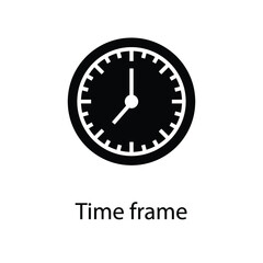 timeframe vector glyph icon