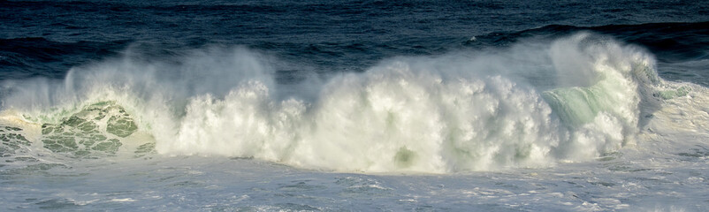 huge waves at Cape Kiwanda on the Oregon coast at Pacific City