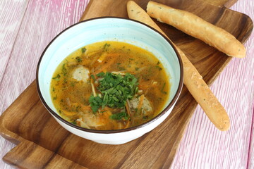 bowl of soup