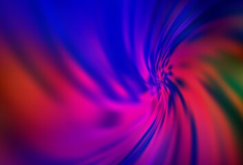 Dark Blue, Red vector blurred shine abstract texture.