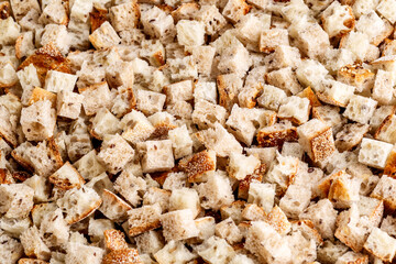 freshly baked rye bread with bran and cereal seeds: texture close-up. Healthy food.Dried bread crumbs