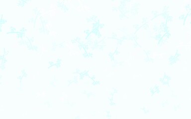 Light Green vector natural artwork with branches.