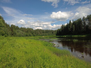 lake in the mountains