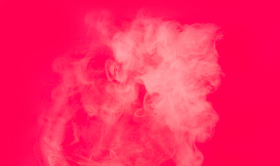 Fototapeta premium white soft smoke with pink color background