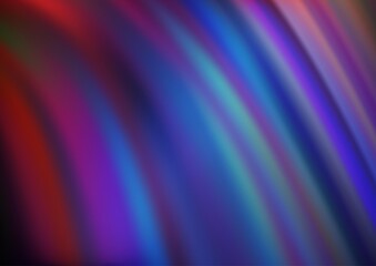 Dark Blue, Red vector background with lamp shapes. An elegant bright illustration with gradient. Brand new design for your ads, poster, banner.