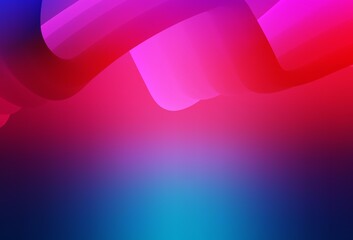 Light Blue, Red vector blurred shine abstract texture.