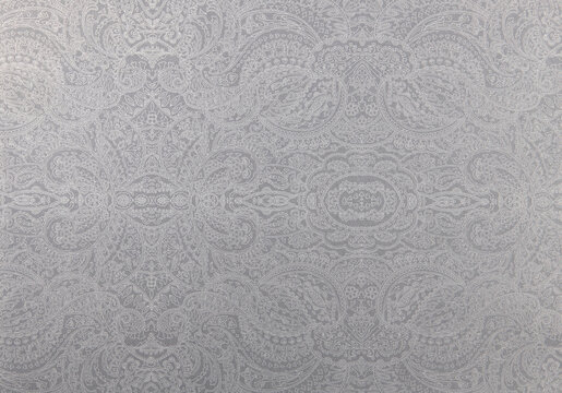 Paisley or paisley grey background. oriental background banner