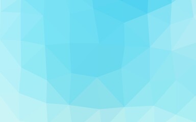 Light BLUE vector blurry triangle texture. Shining colored illustration in a Brand new style. New texture for your design.