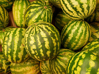top view watermelons