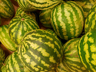 top view watermelons