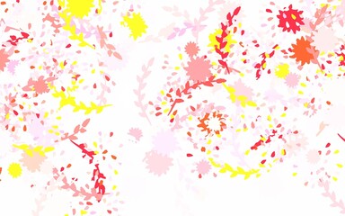 Obraz na płótnie Canvas Light Pink vector elegant pattern with flowers