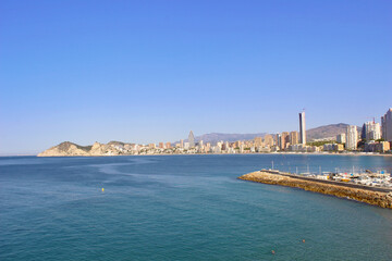 Fototapeta premium Playa de Poniente, Benidorm, España
