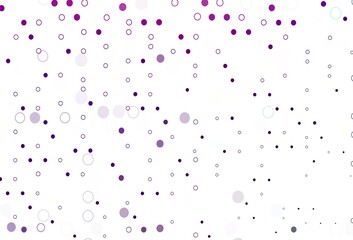 Light Purple vector template with circles.