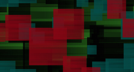 Abstract geometric colorful squares pattern design background.