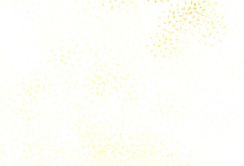 Light Yellow vector doodle layout with leaves.