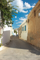 Naklejka premium street in the old town