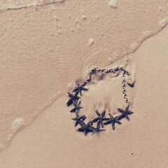 inscription on the sand