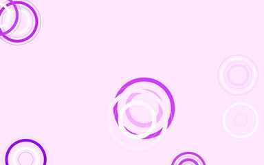Light Purple vector background with bubbles.