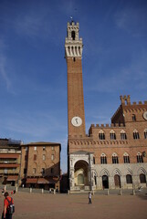 Fototapeta premium City tour in Siena, italy. 