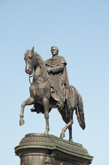 Fototapeta na wymiar John of Saxony Monument in Dresden