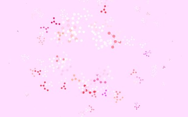 Naklejka premium Light Pink, Yellow vector background with forms of artificial intelligence.