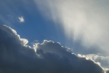 空　雲　光　素材