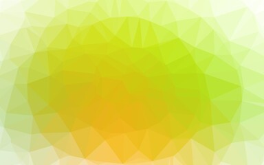 Fototapeta premium Light Green vector polygonal pattern. A vague abstract illustration with gradient. Completely new design for your business.