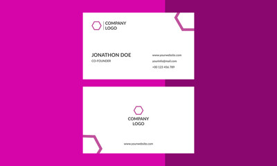 Minimal Business Card - simple vector