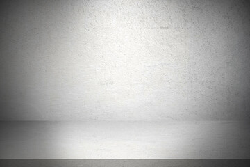 Gray vintage cement or concrete wall and floor background. Can be used for display products, room, interior, graphic design or wallpaper. Copy space for text.