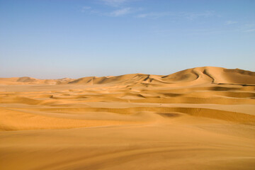 Fototapeta na wymiar Sea of Sand, the Namib is the Oldest Desert in the World
