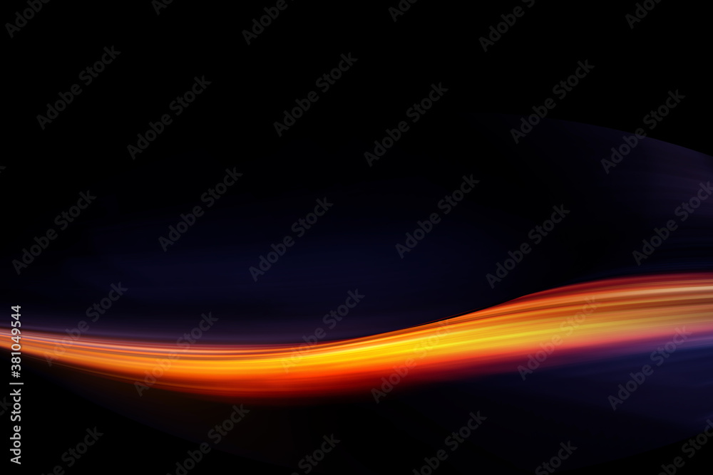 Canvas Prints Abstract horizontal motion speed city light