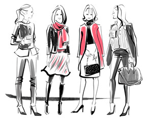 ファッションクロッキーシリーズ_秋冬No.1