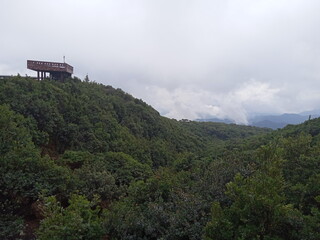 Fototapeta na wymiar Tangkuban Parahu Mountain
