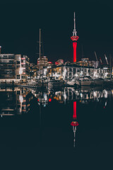 Auckland night view, New Zealand