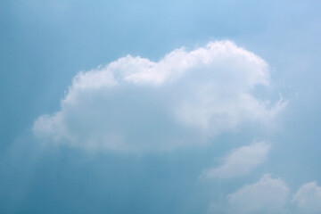 clouds in the blue sky