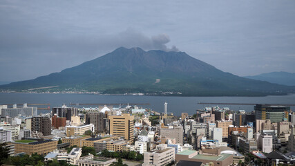 Obraz premium 桜島