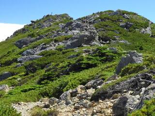 Fototapeta na wymiar 南アルプス･茶臼岳頂上