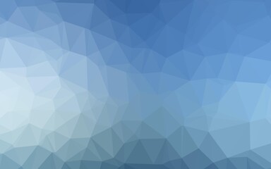 Light BLUE vector shining triangular template. Colorful abstract illustration with gradient. New texture for your design.
