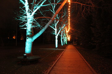 Lights By The Boardwalk, Fort Edmonton Park, Fort Edmonton, Alberta